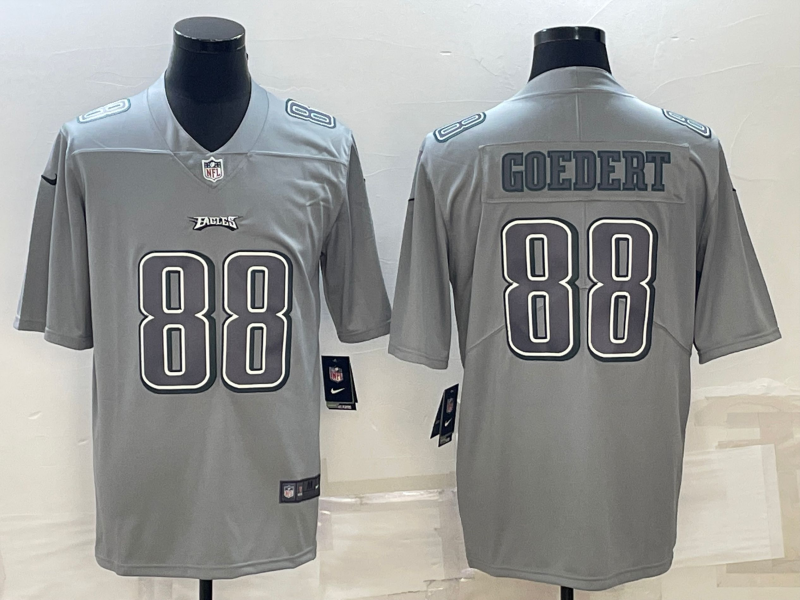 Men's Philadelphia Eagles #88 Dallas Goedert Gray Atmosphere Fashion Stitched Jersey
